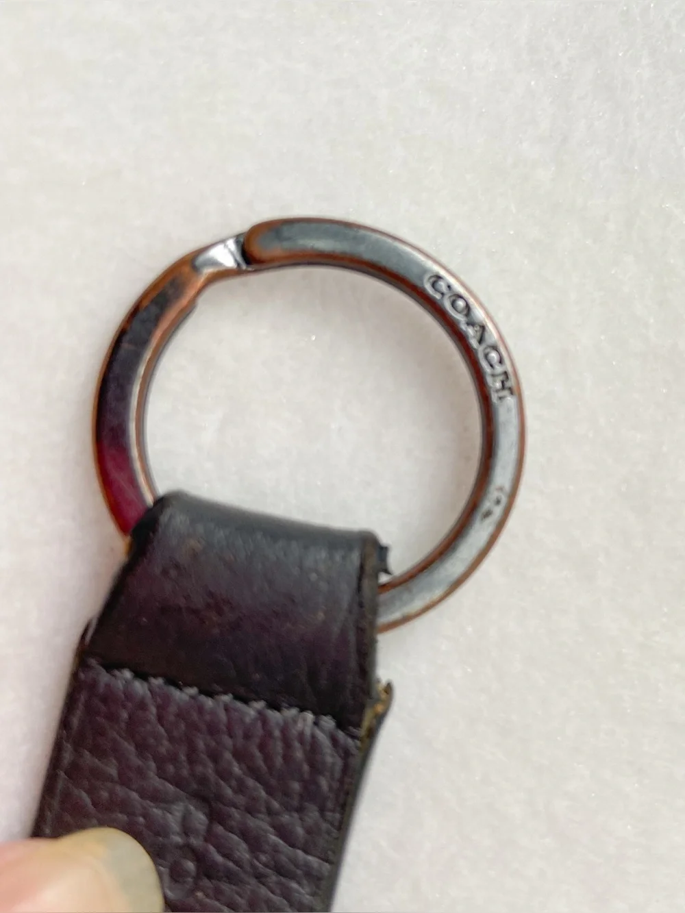 Coach trigger leather